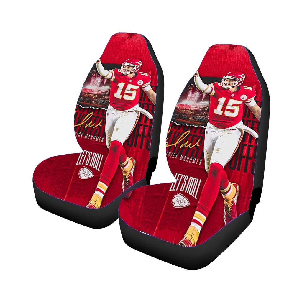 Patrick Mahomes Kansas City Chiefs Car Seat Covers
