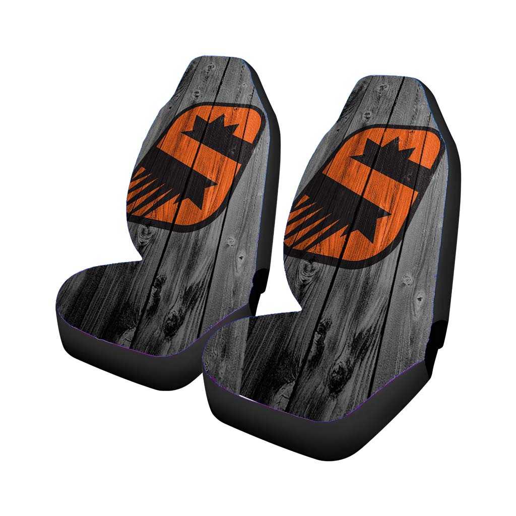 Phoenix Suns Logo Dark Wood Wallpaper Car Seat Cover Waterproof Protection