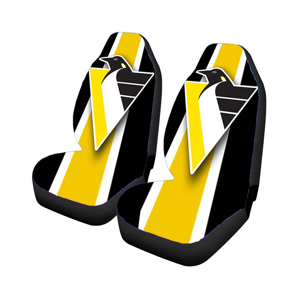 Pittsburgh Penguins Logo 2 Car Seat Covers
