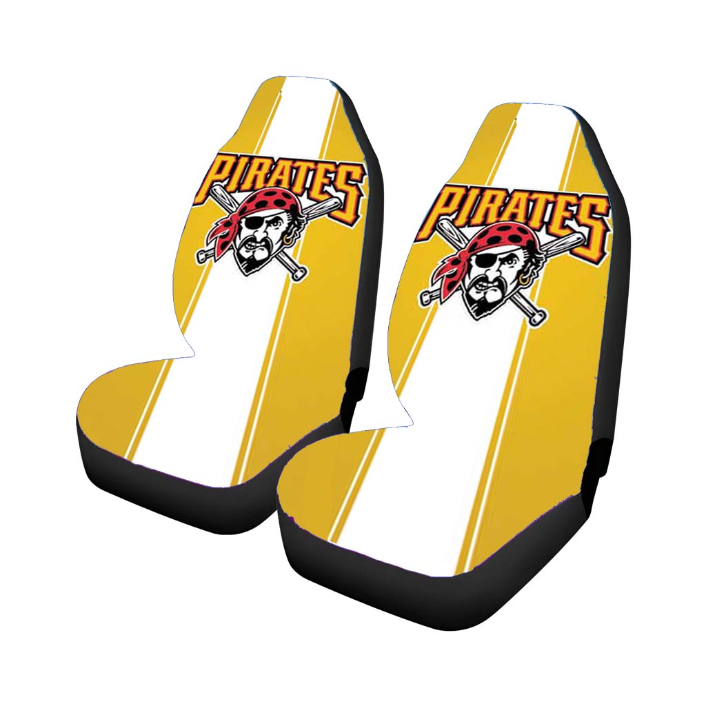 Pittsburgh Pirates Stripe On Yellow Car Seat Covers