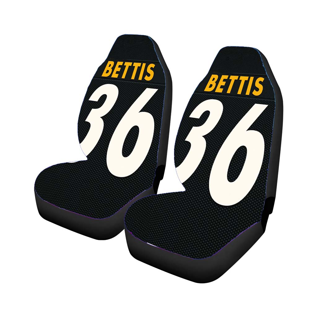 Pittsburgh Steelers Bettis 6 Car Seat Cover Waterproof Protection