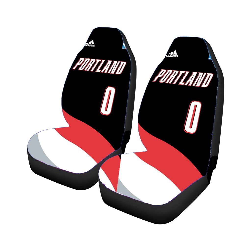 Portland Nba Number Zero Jersey Wallpaper Car Seat Covers