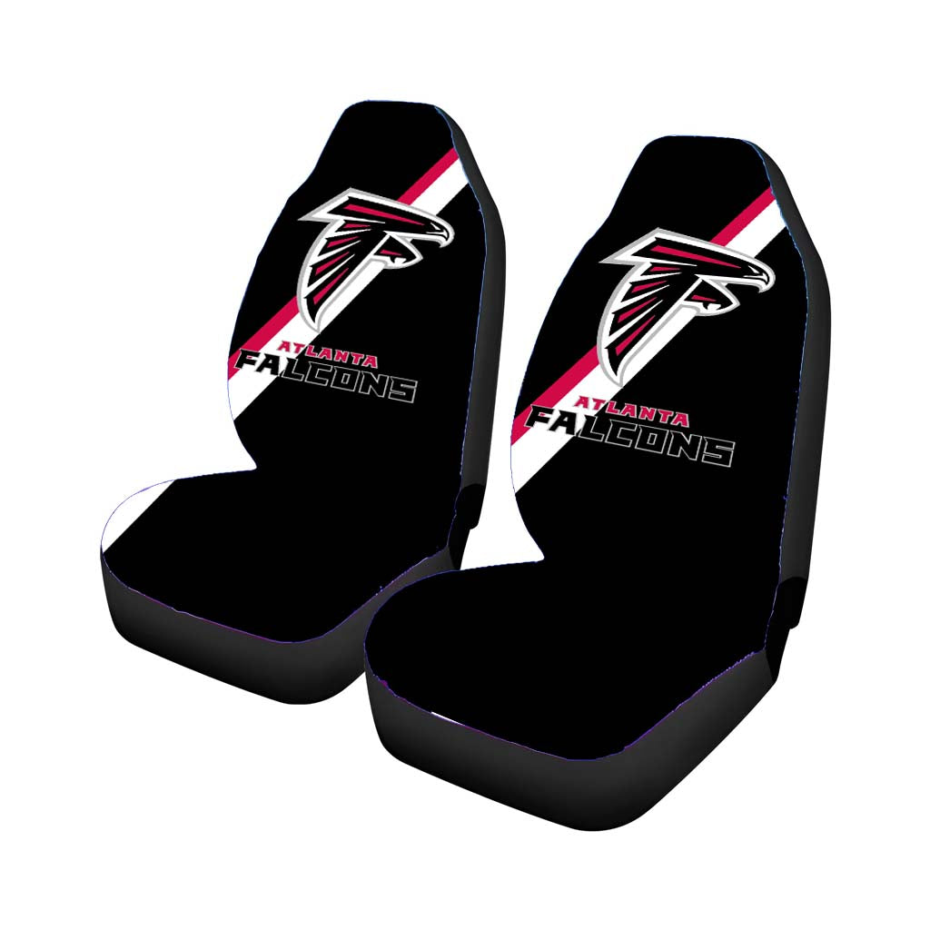 Red White Line Atlanta Falcons Car Seat Covers