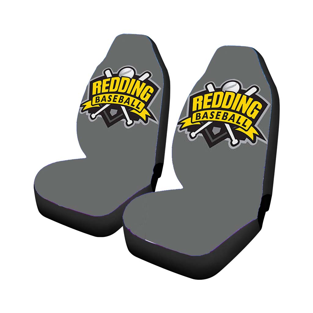 Redding Baseball Logo Gray Car Seat Covers
