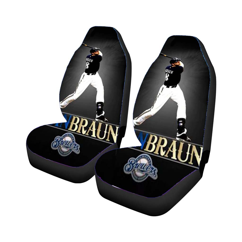 Ryan Braun Milwaukee Brwers Car Seat Covers