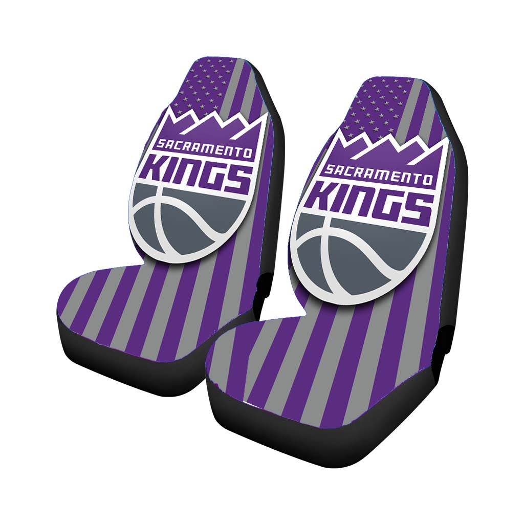 Sacramento Kings Logo Flag Car Seat Covers