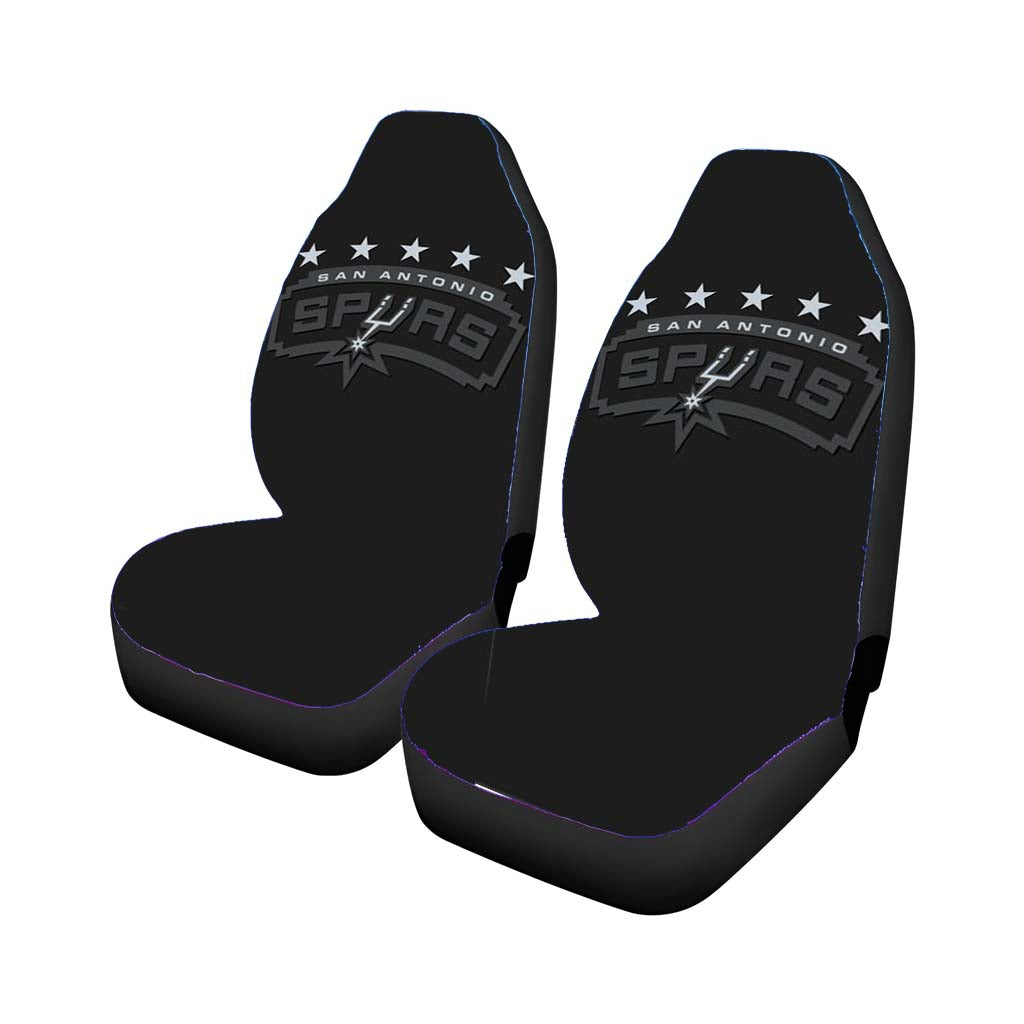 San Antonio Spurs Black Car Seat Covers