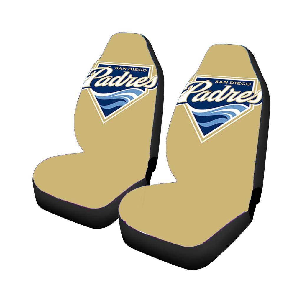 San Diego Padres Baseball Logo Gold Car Seat Cover Waterproof Protection