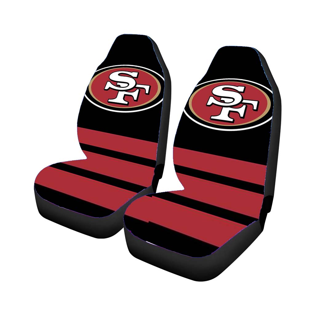 San Francisco 49Ers Red Stripe Car Seat Cover Waterproof Protection
