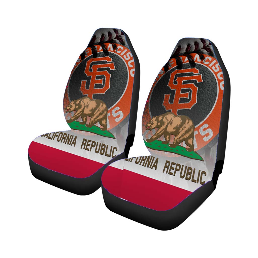 San Francisco Giants Logo California Republic Car Seat Covers