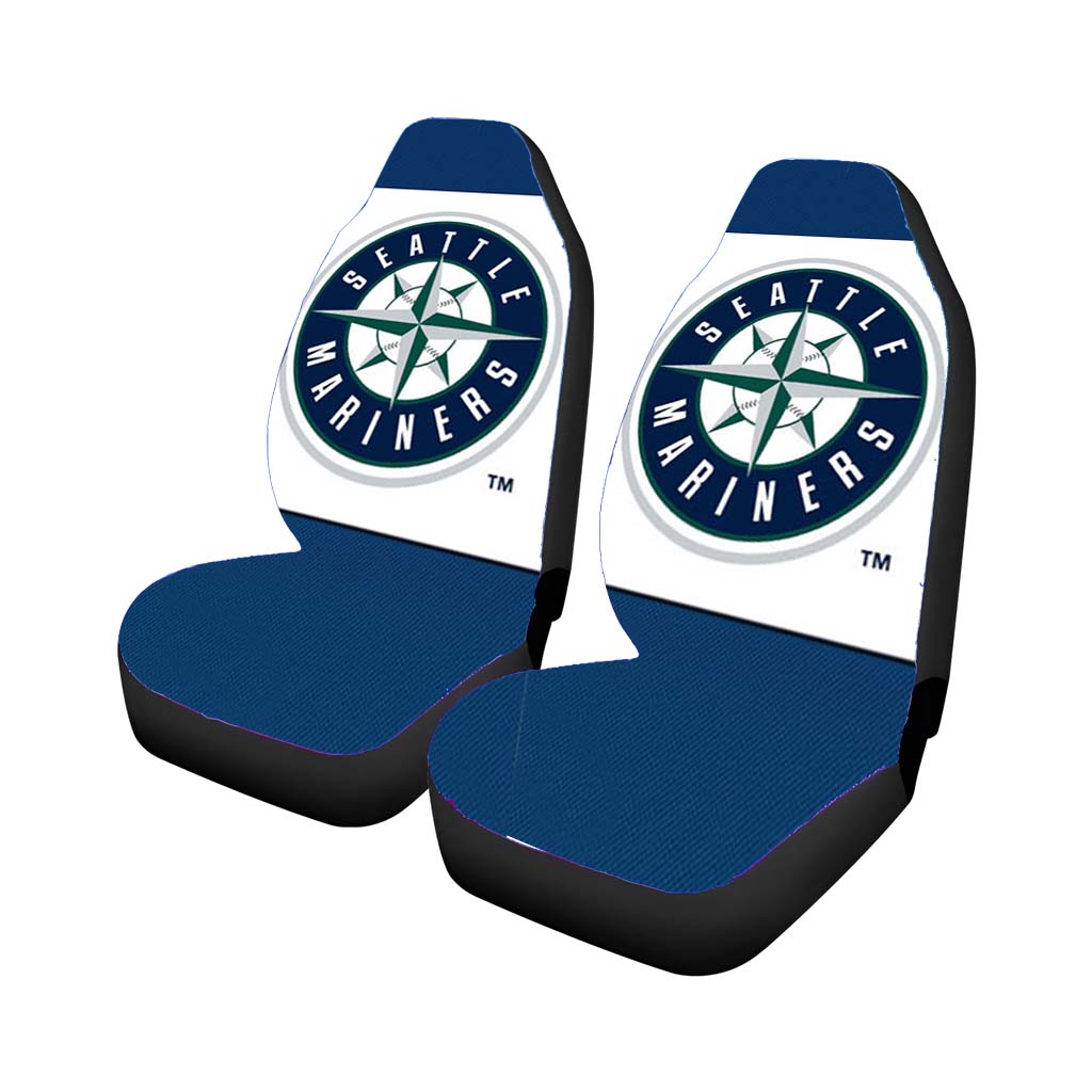 Seattle Mariners Logo Car Seat Cover Waterproof Protection