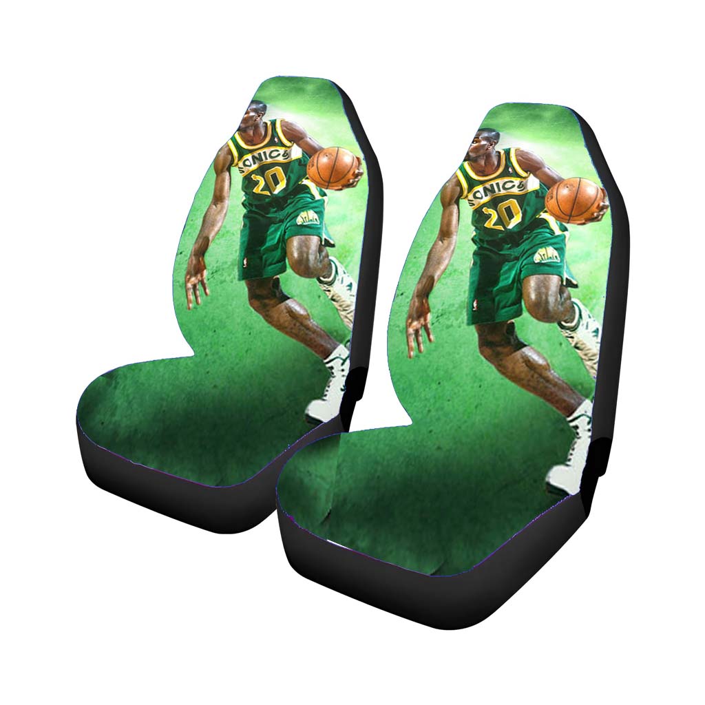 Seattle Sonics Basketball Player Car Seat Covers