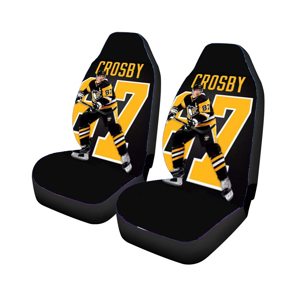 Sidney Crosby 87 Pittsburgh Penguins Car Seat Covers