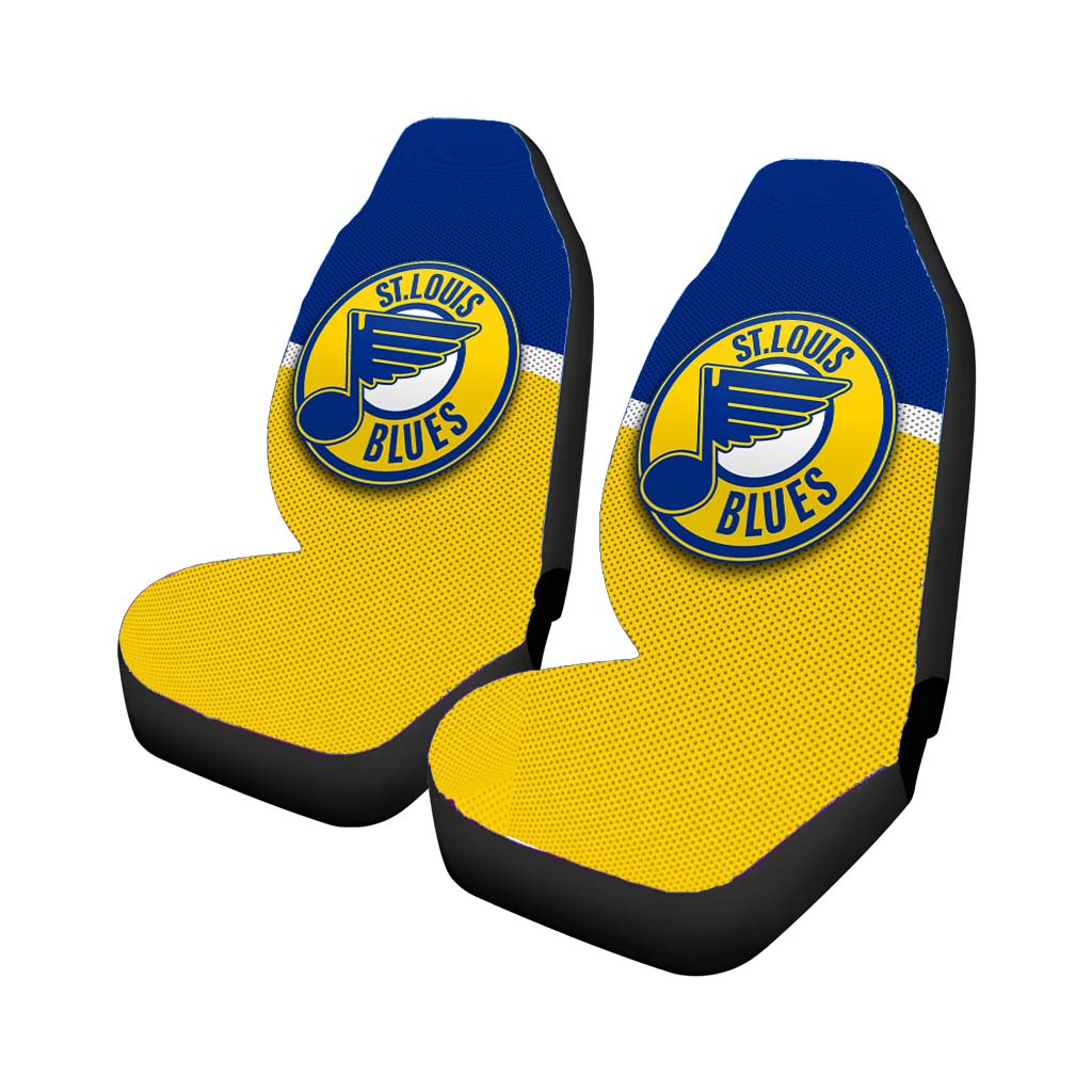 St Louis Logo Blue Yellow Jersey Car Seat Covers