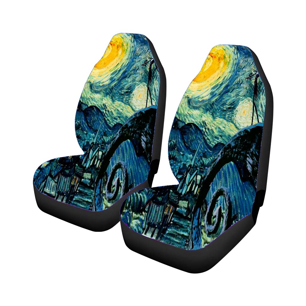 Starry Nightmare Before Christmas Car Seat Covers