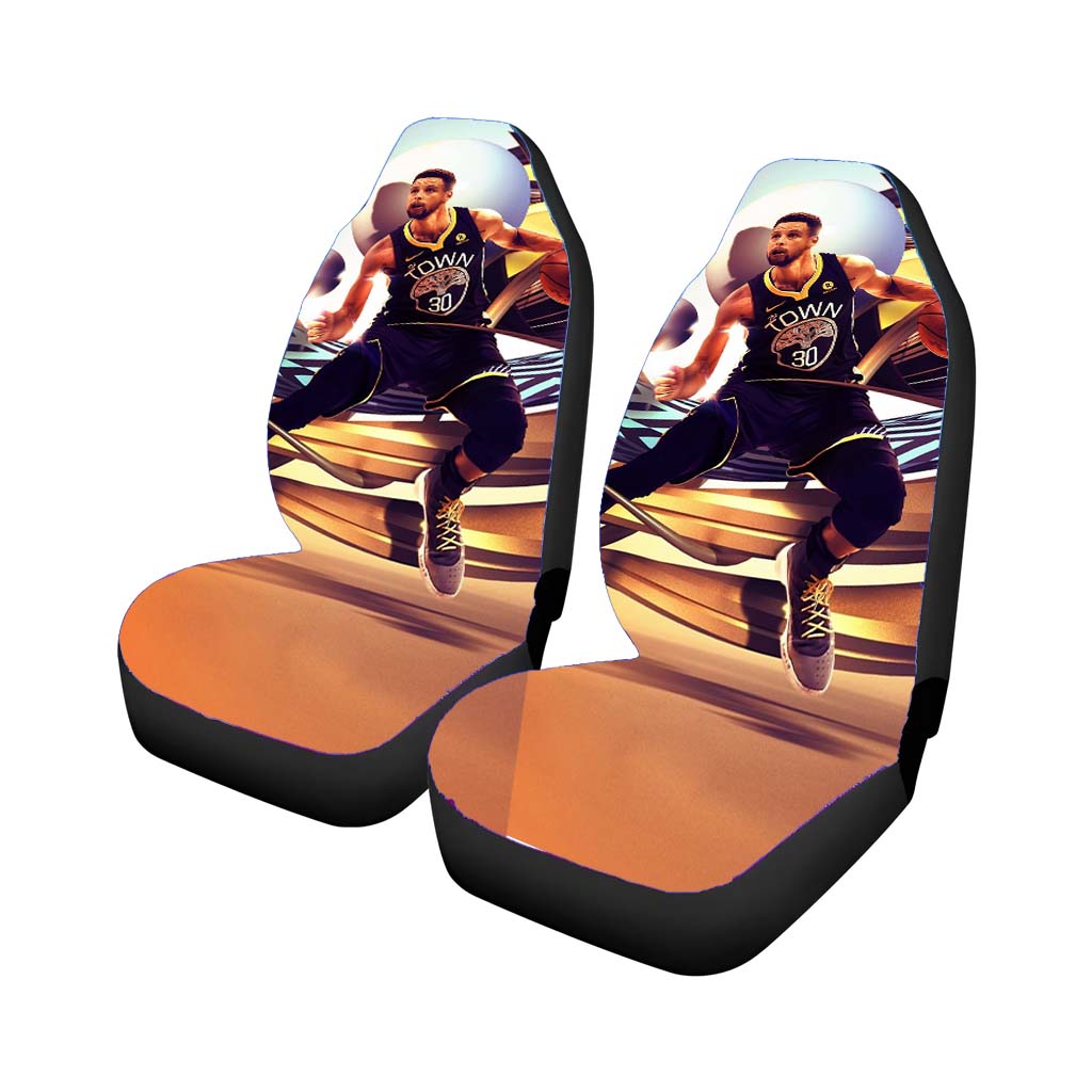 Stephen Curry Dunk Basketball Player Car Seat Covers