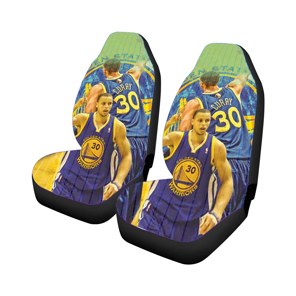 Stephen Curry Pinstripes Overlap Car Seat Cover Waterproof Protection