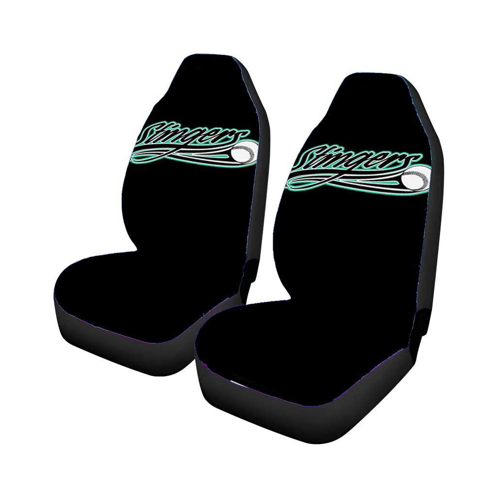 Stingers Baseball Logo Black Car Seat Covers