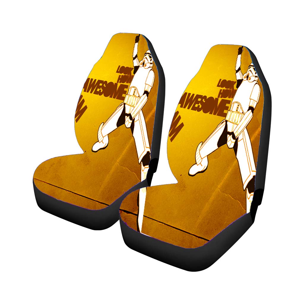 Storm Trooper Star Wars Quote Car Seat Covers