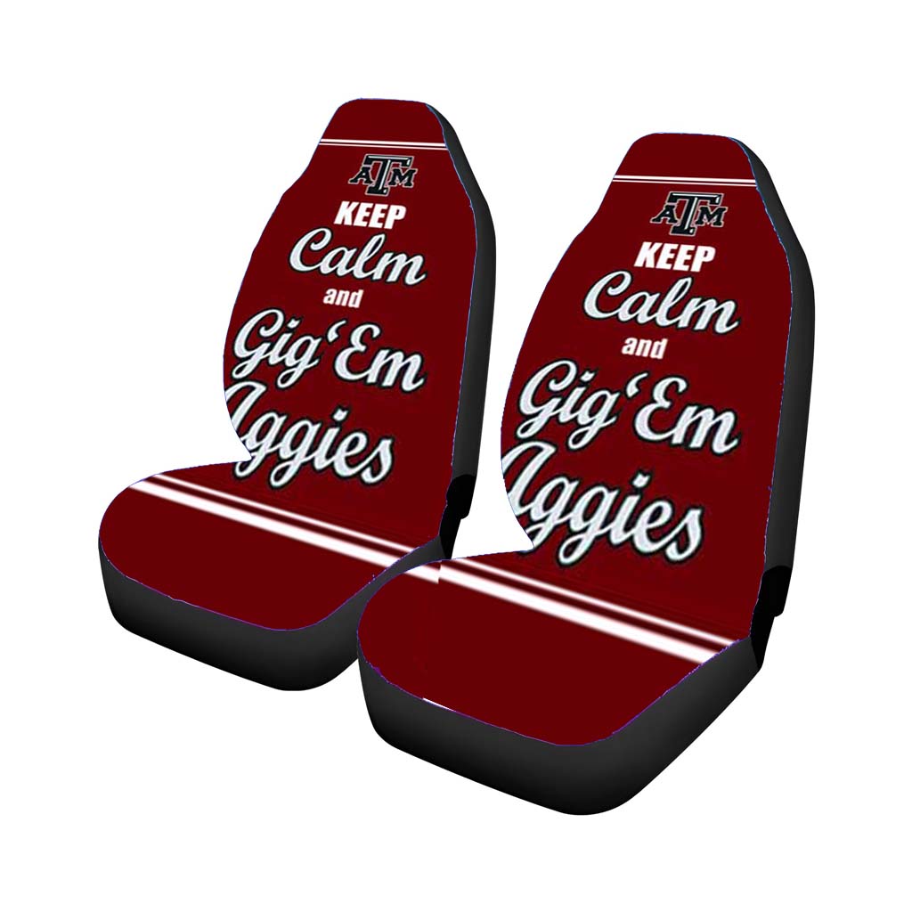 Texas A M Gig Em Aggies Car Seat Cover Waterproof Protection