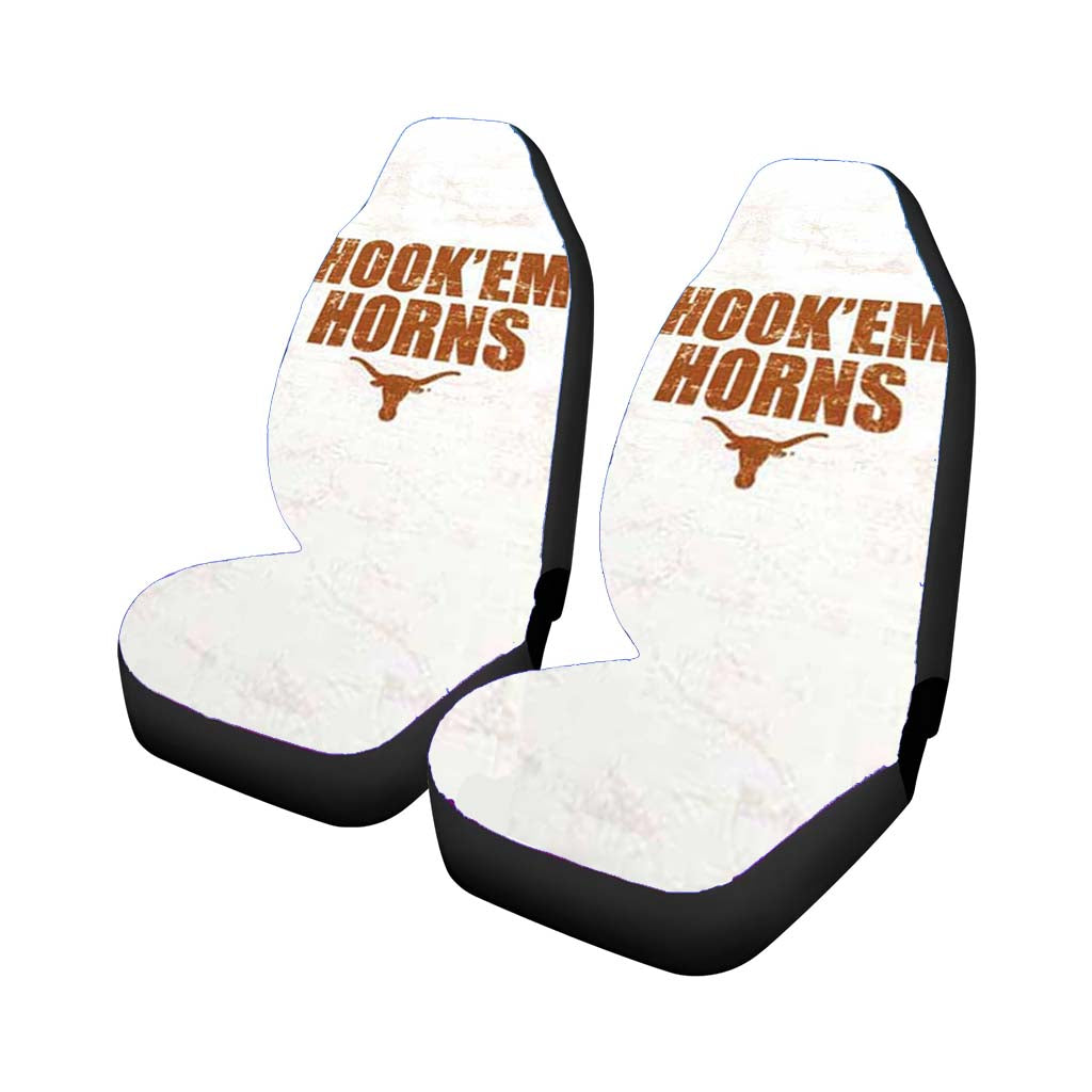 Texas A M Scratch Orange Car Seat Cover Waterproof Protection