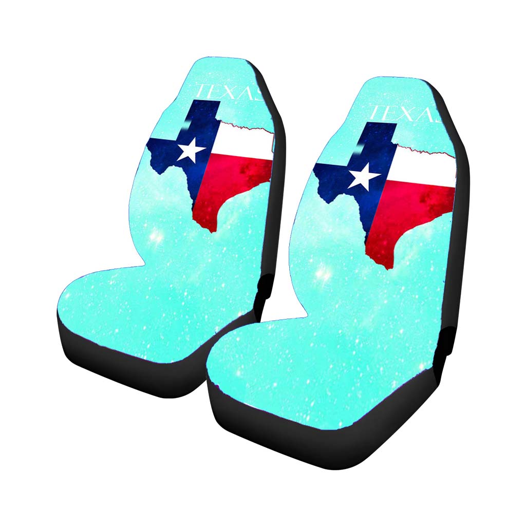 Texas Map Flag Car Seat Cover Waterproof Protection