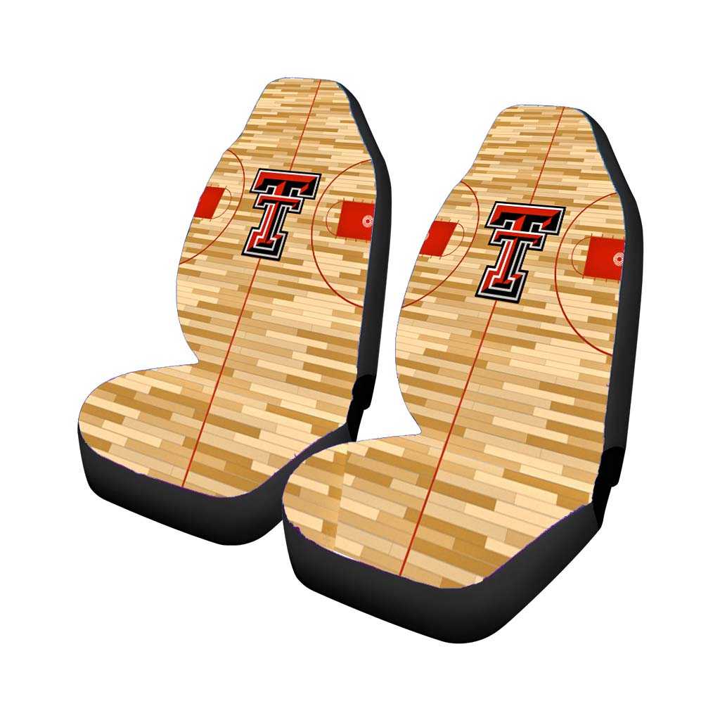 Texas Tech Red Raiders Basketball Team Court Car Seat Covers