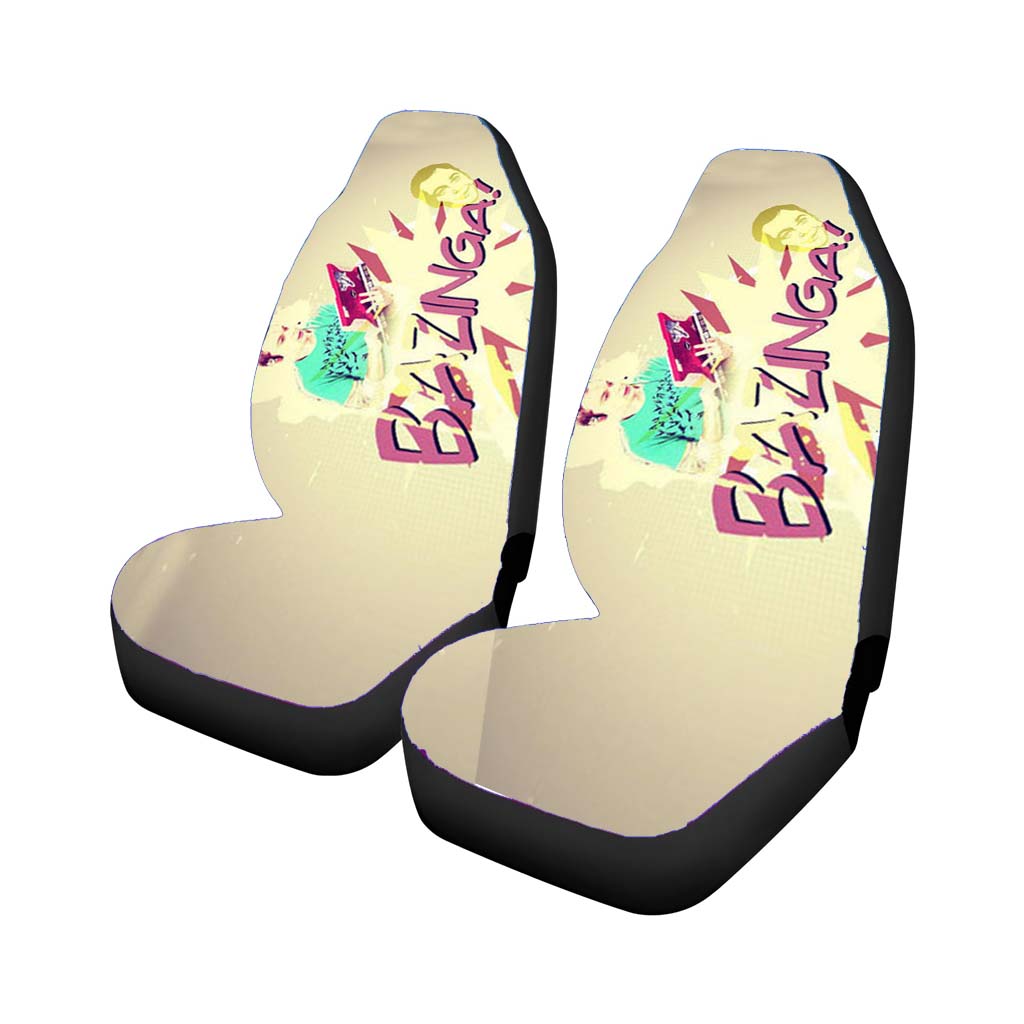The Big Bang Theory Sheldon Bazinga Car Seat Covers