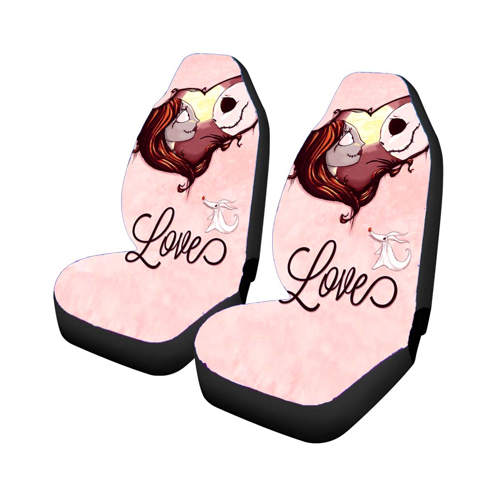 The Nightmare Before Christmas Pink Marble Car Seat Covers