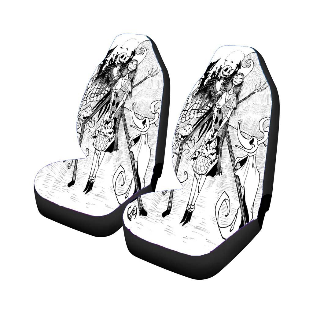 The Nightmare Before Christmas Sketch Car Seat Cover Waterproof Protection
