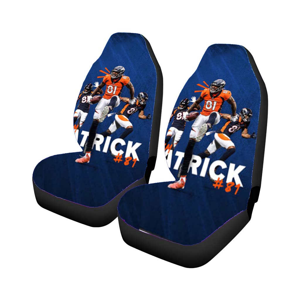 Tim Patrick Denver Broncos Car Seat Covers