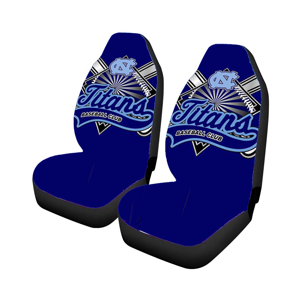 Titans Baseball Logo Blue Car Seat Cover Waterproof Protection