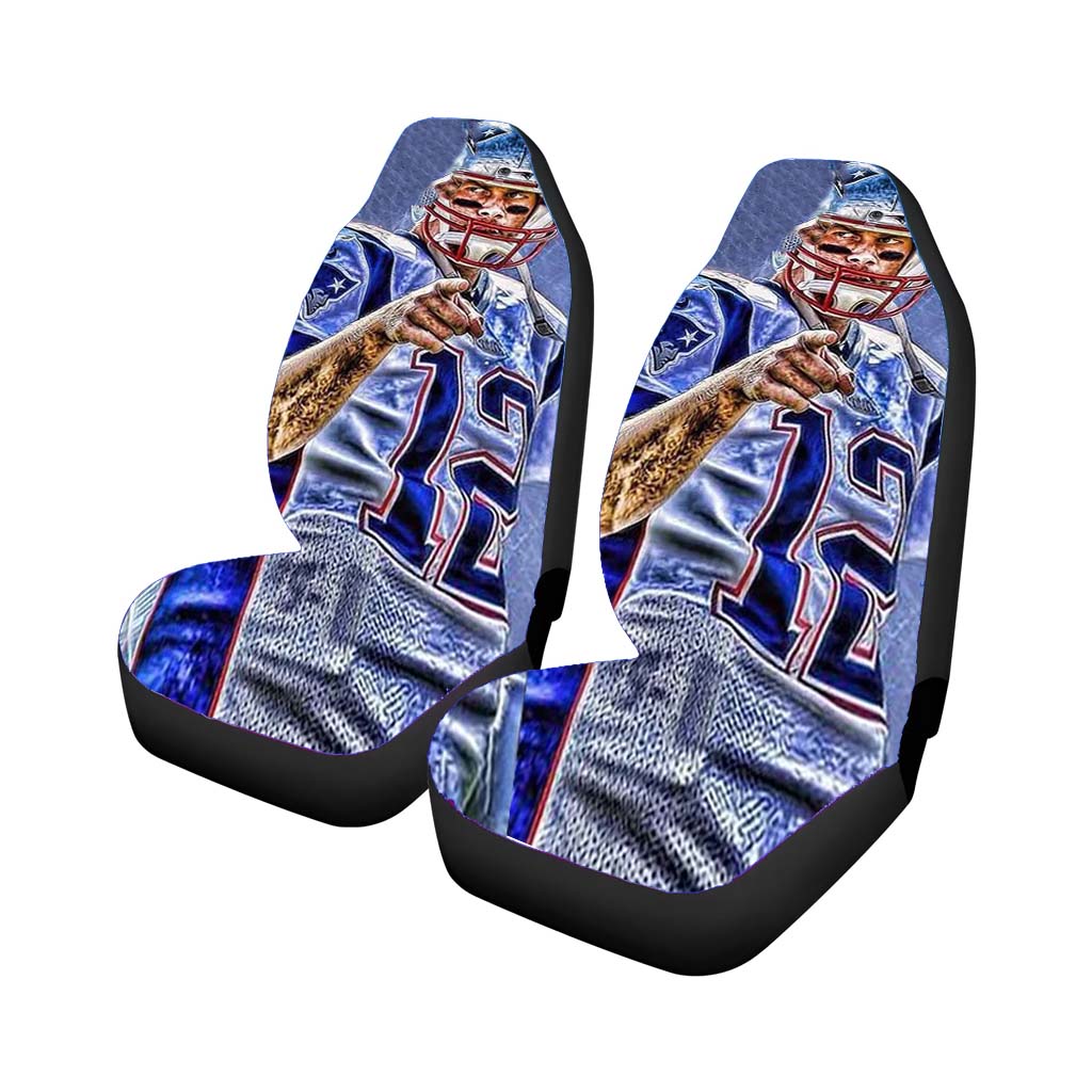 Tom Brady New England Patriots Nfl 4 Car Seat Covers