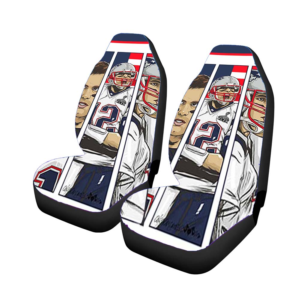 Tom Brady Patriots Nfl Car Seat Covers