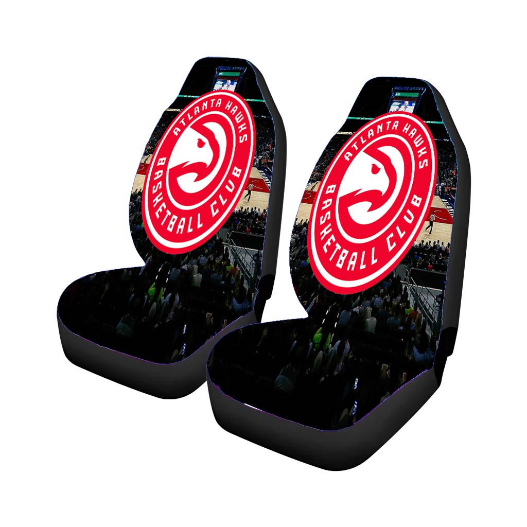Top Atlanta Hawks Court Wallpaper Car Seat Cover Waterproof Protection
