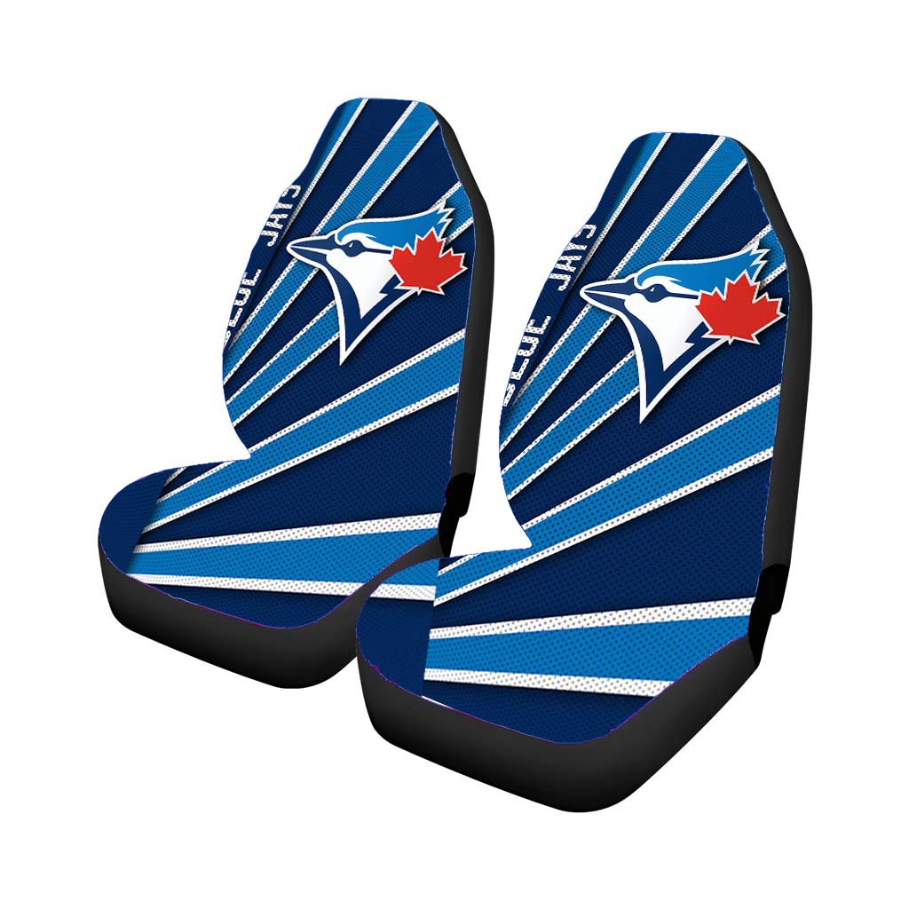 Toronto Blue Jays Stripe Wallpaper Car Seat Covers