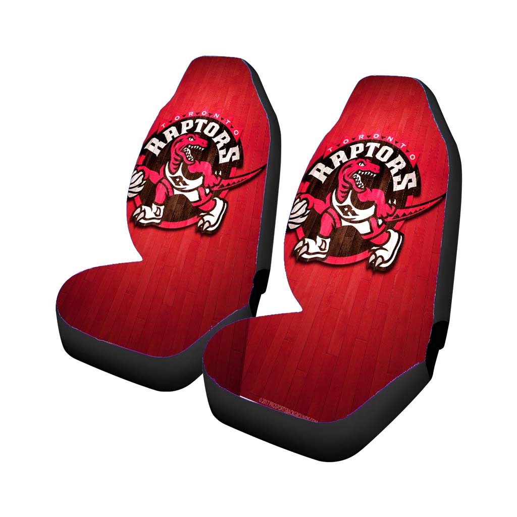 Toronto Raptors Hardwood 2 Car Seat Cover Waterproof Protection