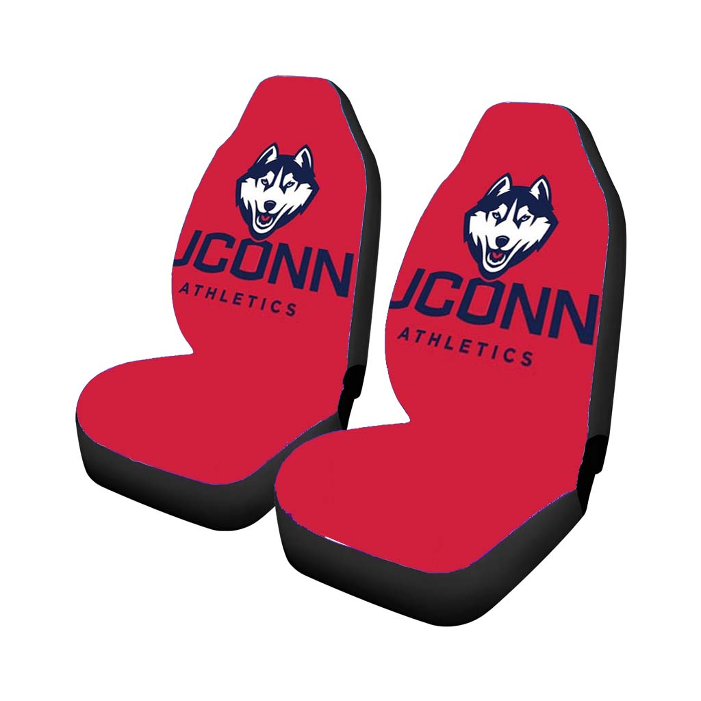 Uconn Athletics Red Car Seat Covers