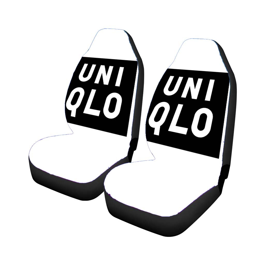 Uniqlo Logo Black Car Seat Covers