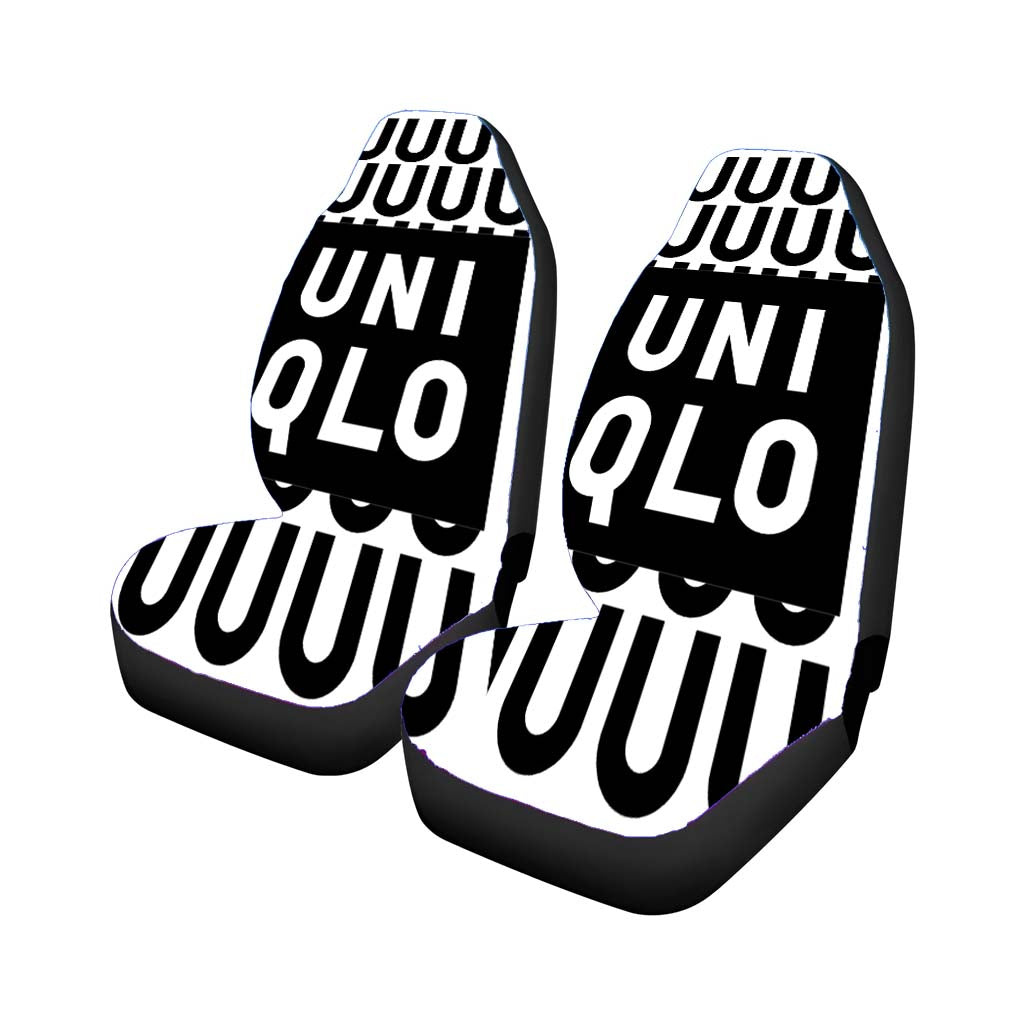 Uniqlo Logo X U Black Car Seat Cover Waterproof Protection