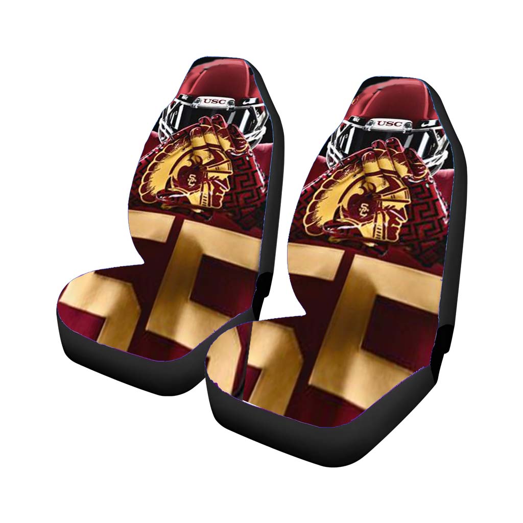 Usc Trojans Football Car Seat Cover Waterproof Protection