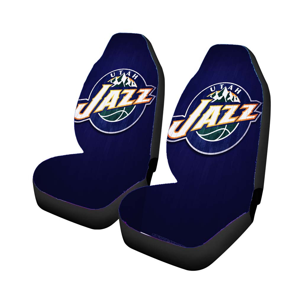 Utah Jazz Hardwood Wallpaper 2 Car Seat Covers