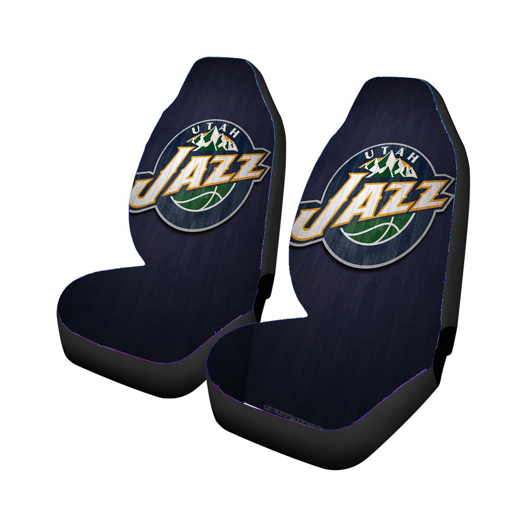 Utah Jazz Purple Emblem Car Seat Covers