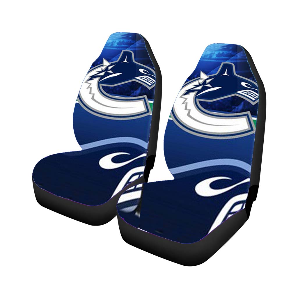 Vancouver Canucks Nhl Sport Logo Rear Car Seat Covers