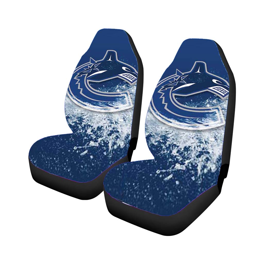 Vancouver Canucks Wave Car Seat Cover Waterproof Protection