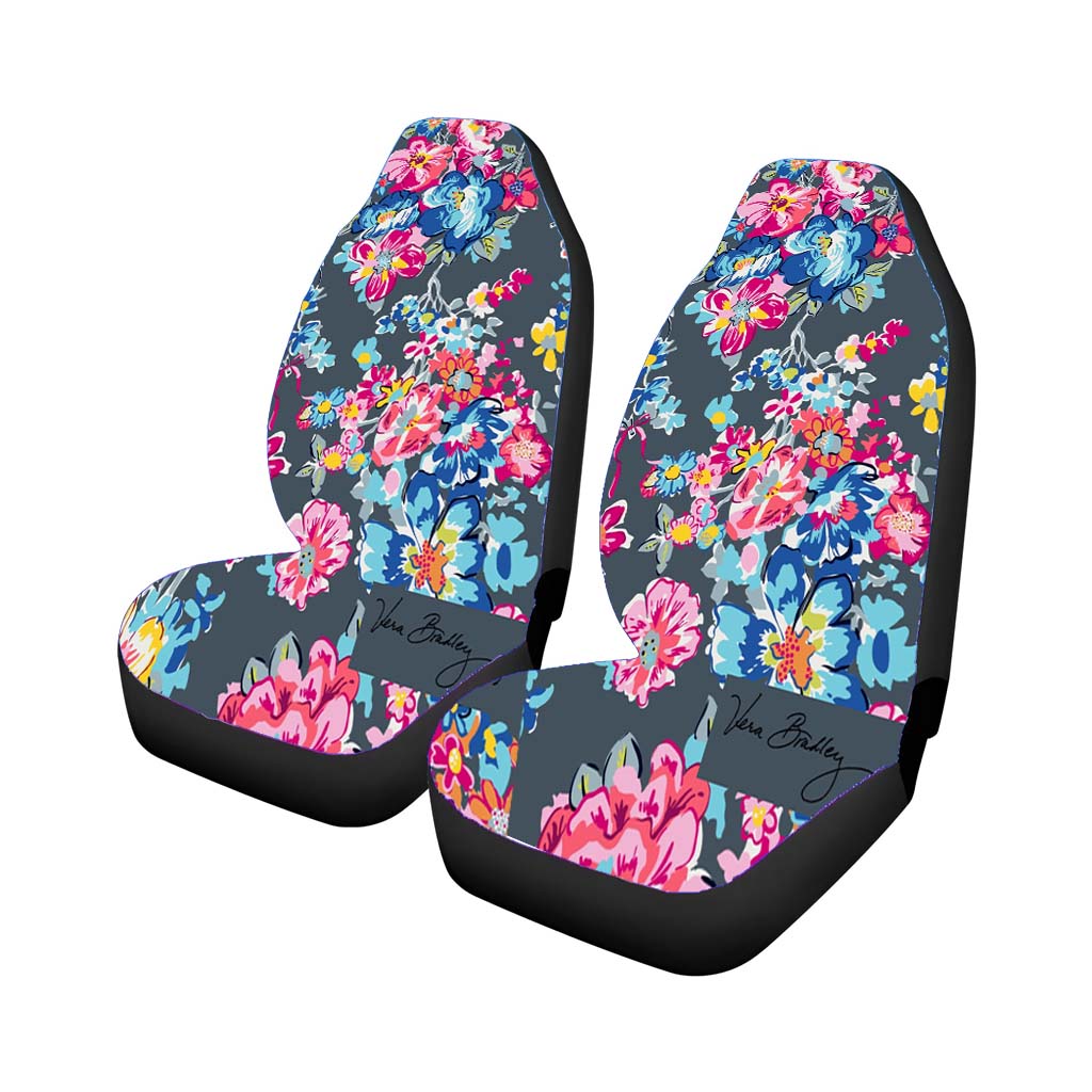 Vera Bradley Pattern Anchor Pretty Posies Pink Car Seat Covers