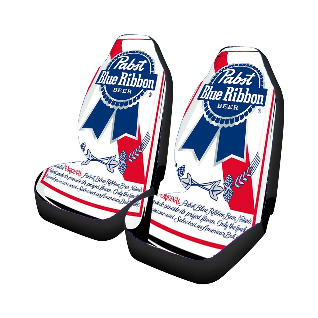 Vintage Pabst Blue Ribbon Beer Car Seat Covers
