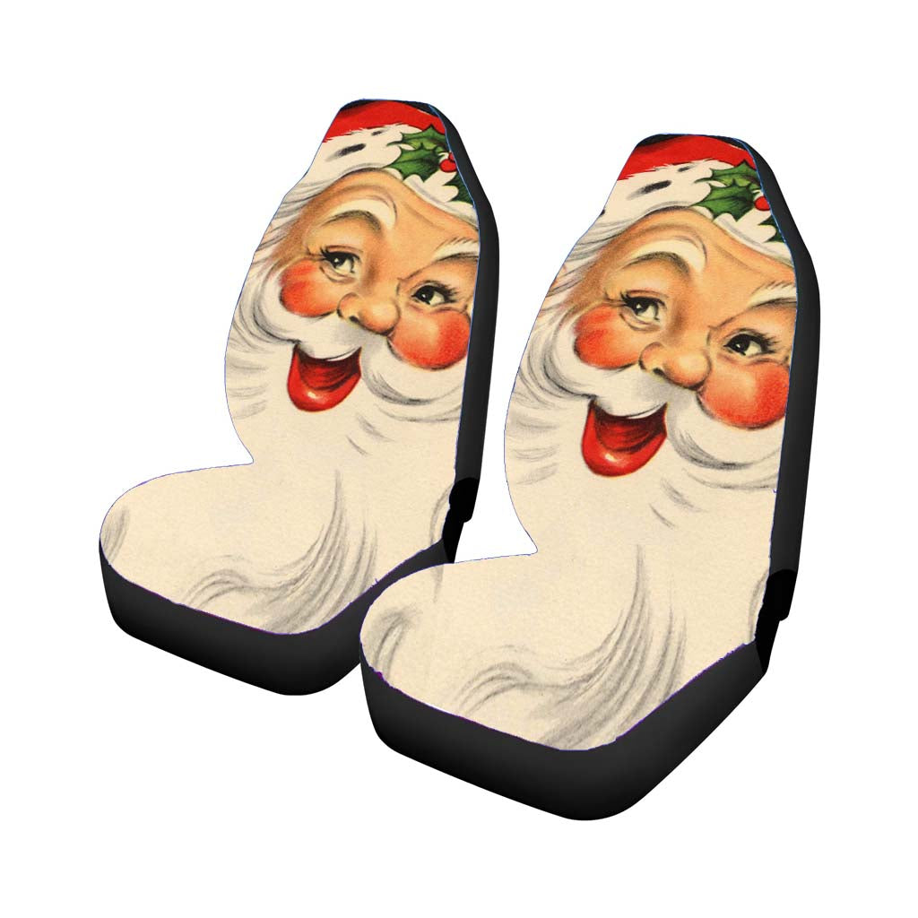 Vintage Santa Claus 1 Car Seat Cover Waterproof Protection
