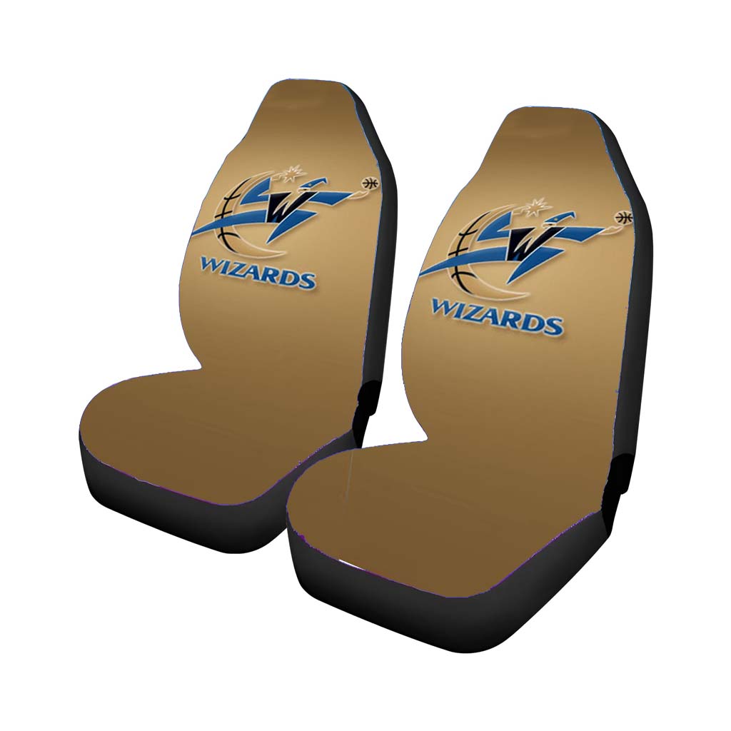 Washington Wizards Brown Rear Car Seat Covers