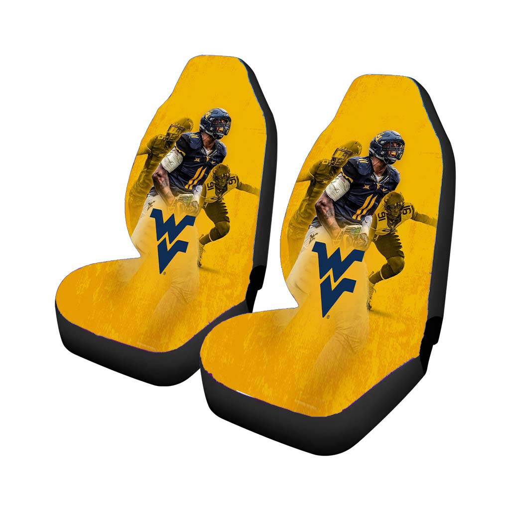 West Virginia Football Team Car Seat Covers